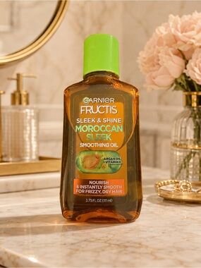 Garnier Fructis Moroccan Sleek Smoothing Oil 3.75 oz Argan Vitamin E